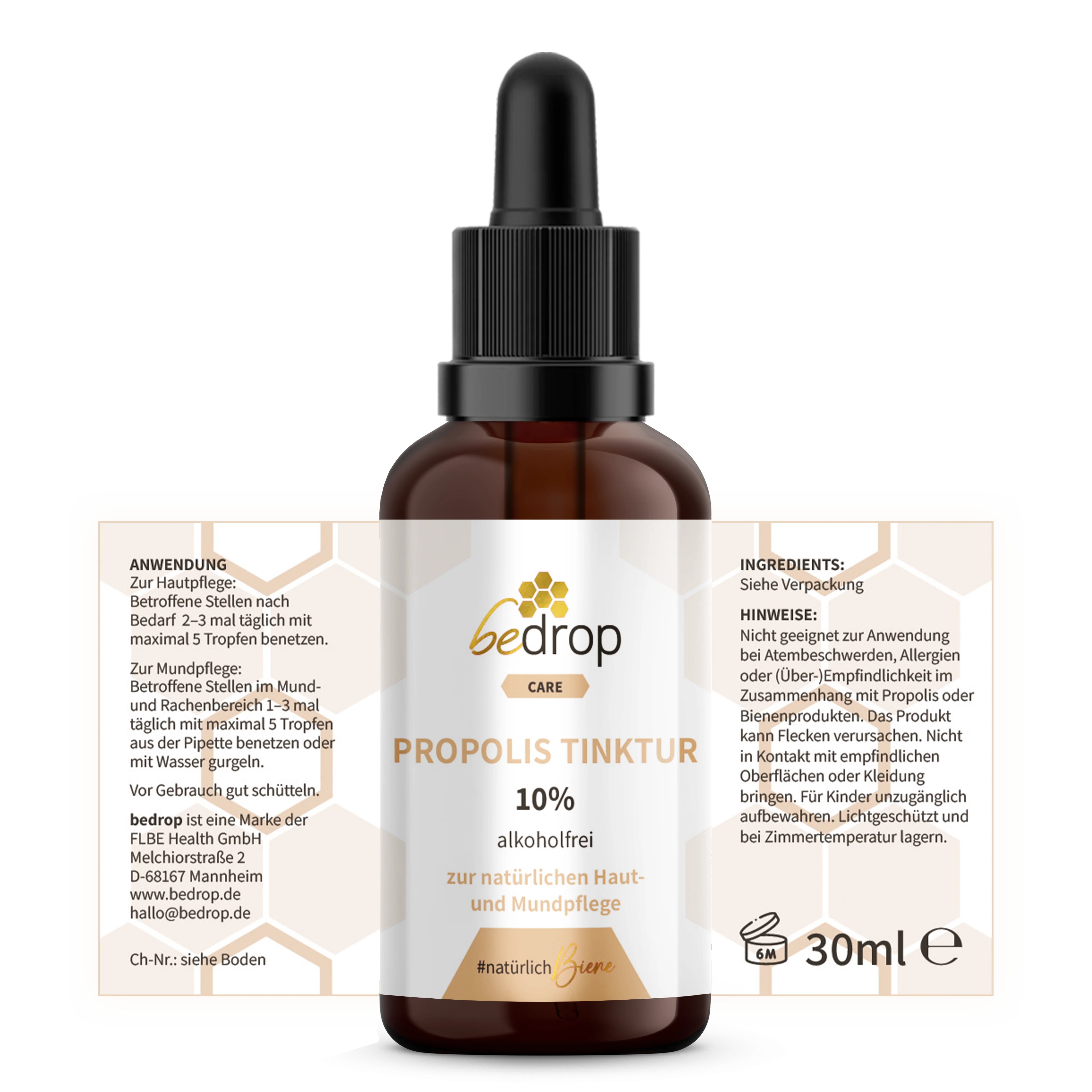 Vorteilsset: 3x Propolis Tinktur (alkoholfrei & wasserlöslich) - 30ml im 3er Set - Image 7